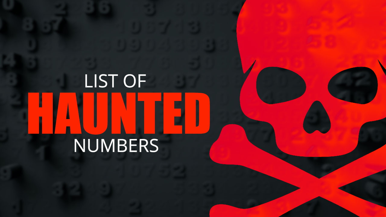 haunted numbers list