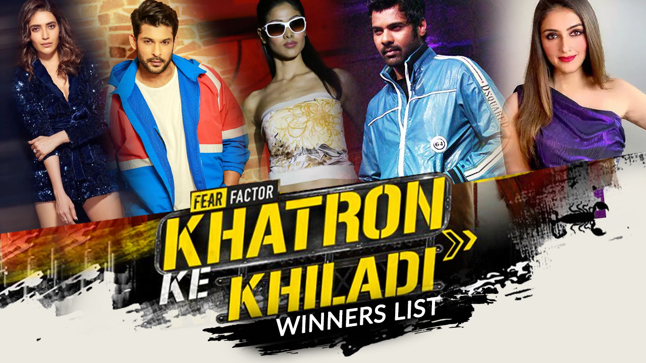 Khatron Ke Khiladi Winners List