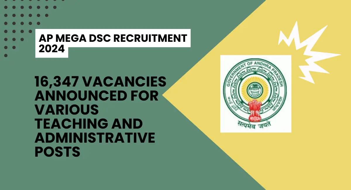 AP Mega DSC Recruitment 2024