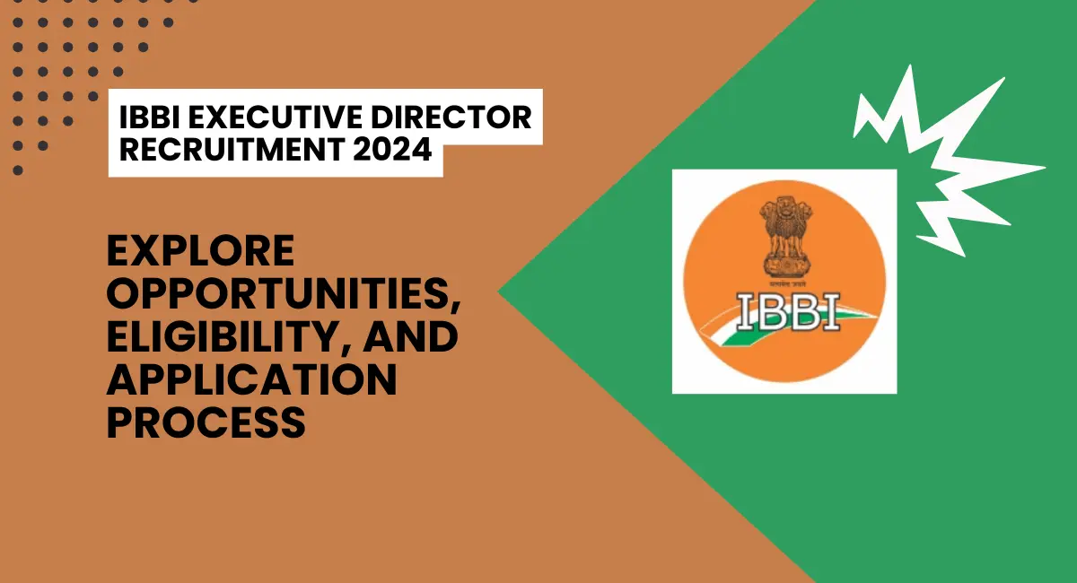 IBBI Executive Director Recruitment 2024