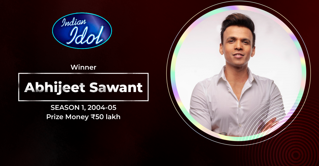 Abhijeet Sawant-Winner of Indian Idol Season 1 (2004-05)