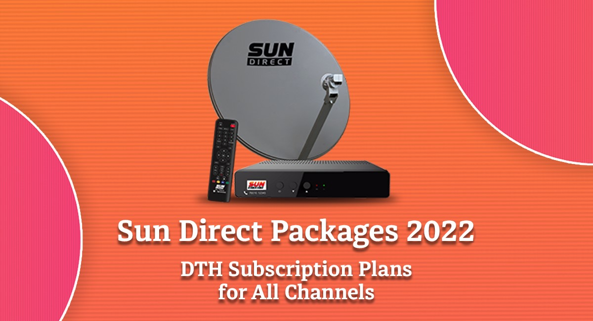 Sun Direct Packages DTH Recharge Plans and Prices