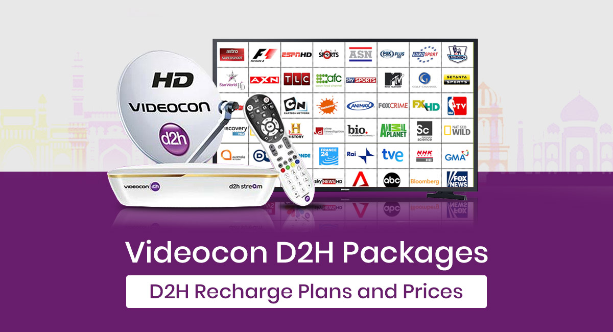 Videocon D2H Recharge Packages