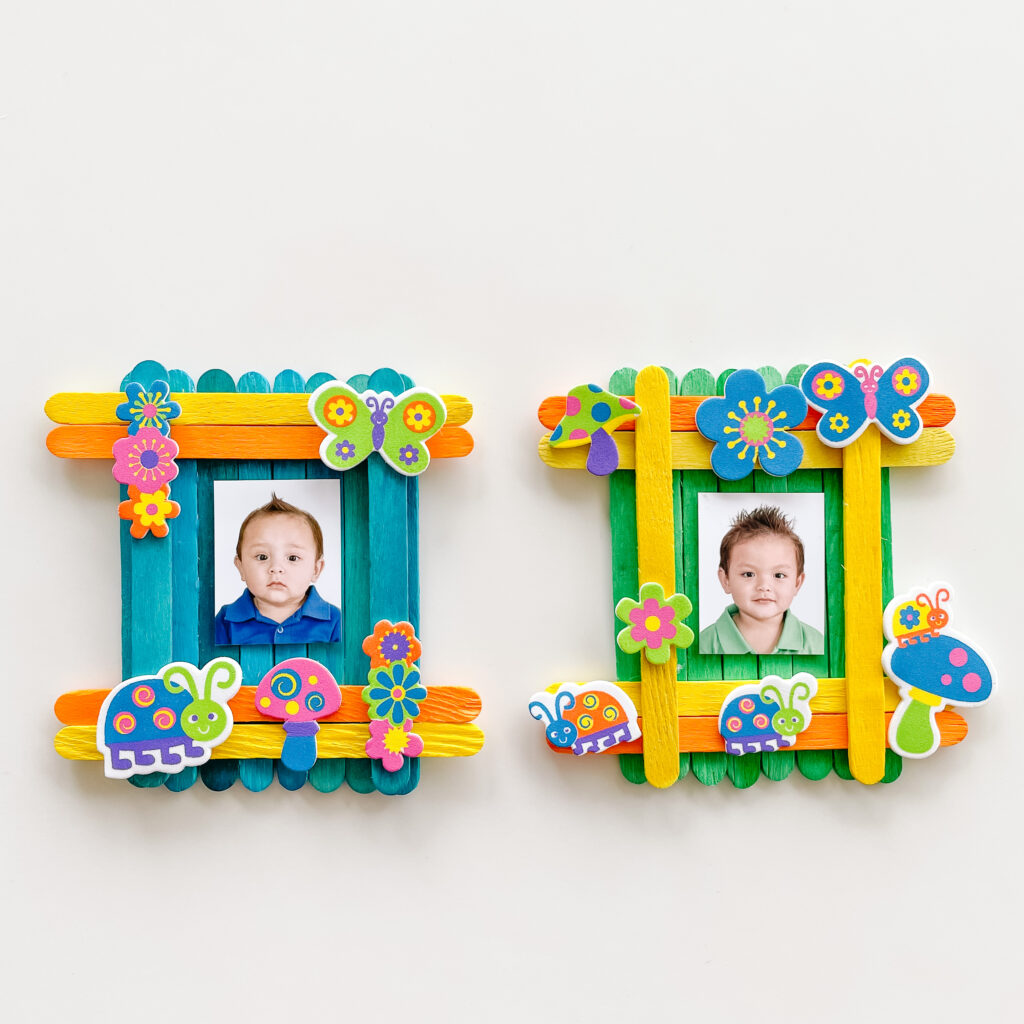 Popsicle Photo Frame Idea