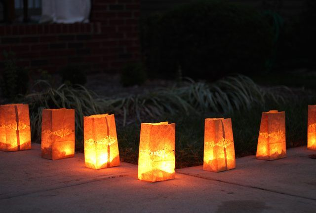 Paper Bag Luminaries