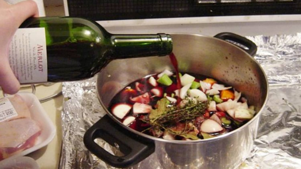 Cooking with Red wine 